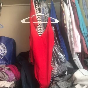 One piece bathing suit